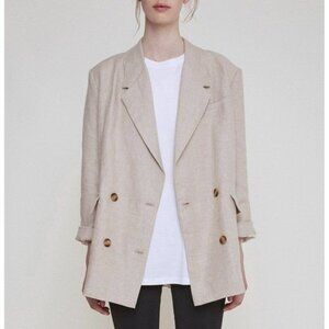 RITA ROW Martia Blazer Natural Size Large NWT